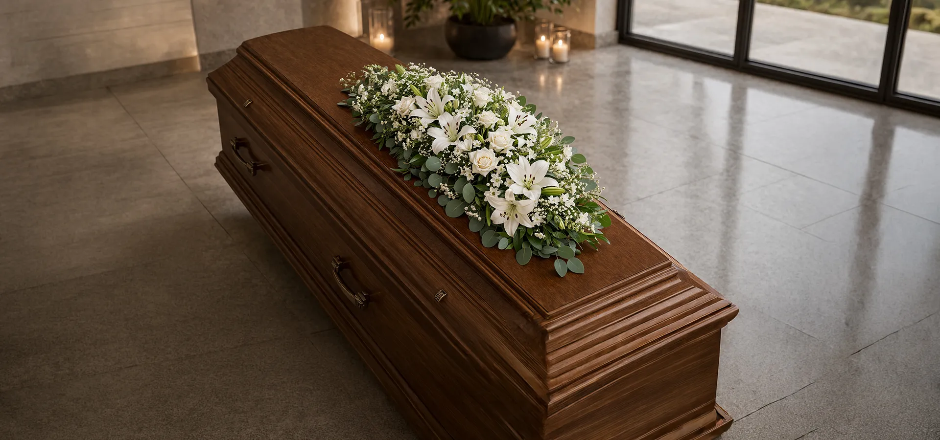 composizioni floreali artificiali per lutto e commemorazione fondo cassa floreale