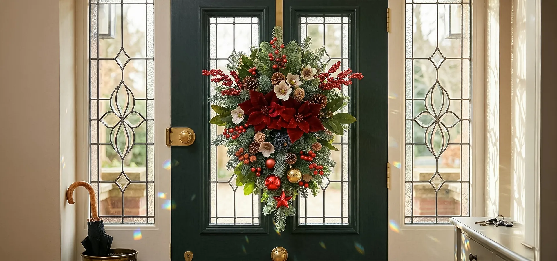 fiori e piante artificiali per casa e ufficio decorazioni natalizie