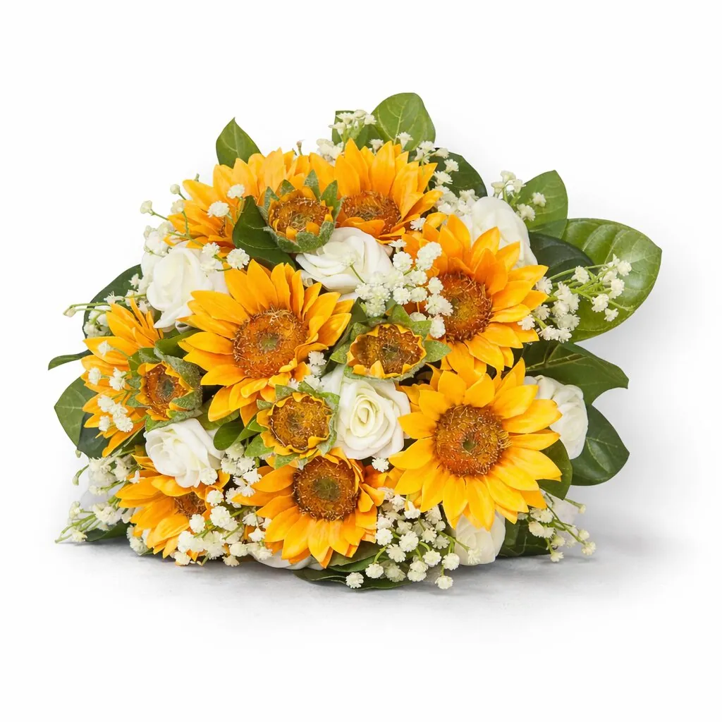Bouquet sposa di girasoli