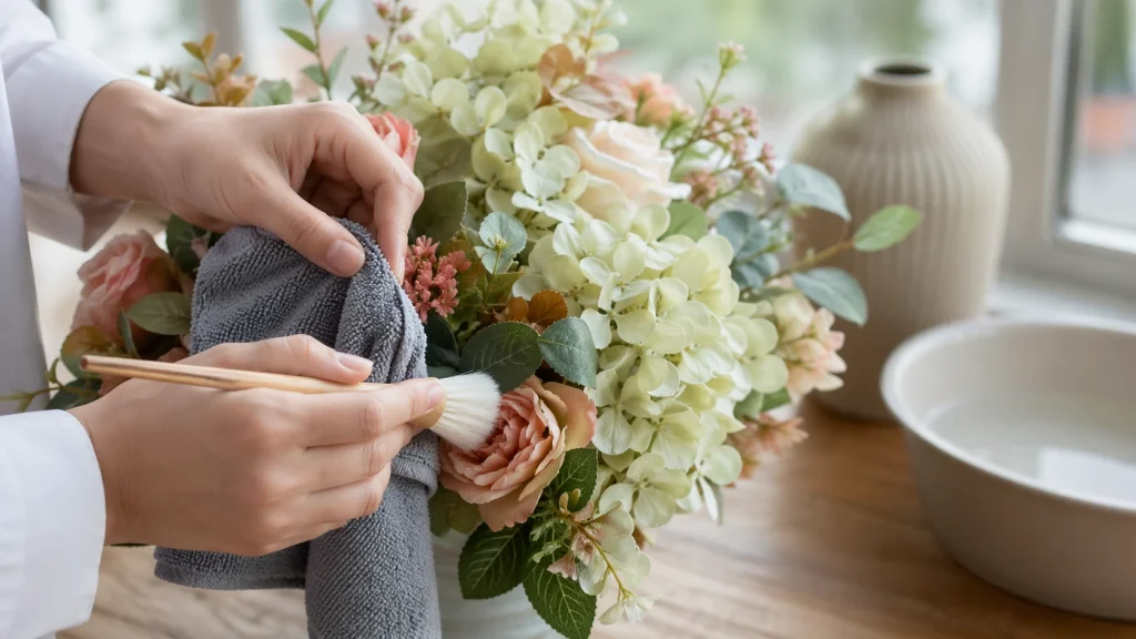 Immagine rappresentativa dell’articolo: Come pulire i fiori artificiali senza rovinarli: la cura che li fa sembrare veri 