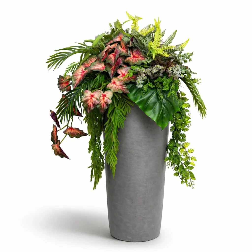 Immagine del prodotto: Colonna di caladium e felci