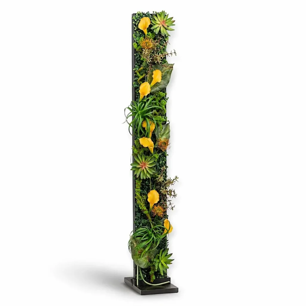 Immagine del prodotto: Colonna legno con bouquet autunnale