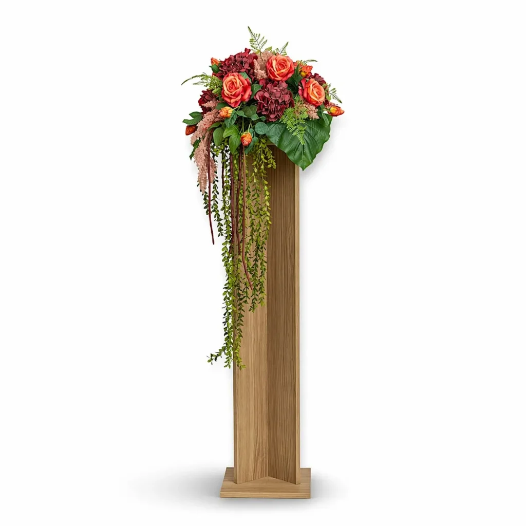 Immagine del prodotto: Colonna rovere con orchidee e rose