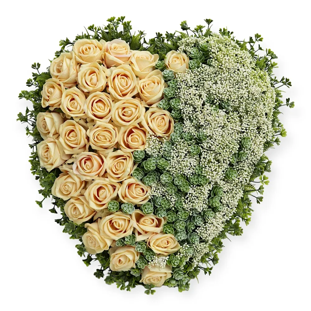 Grande Cuore Rose Altea Velluto e Achillea