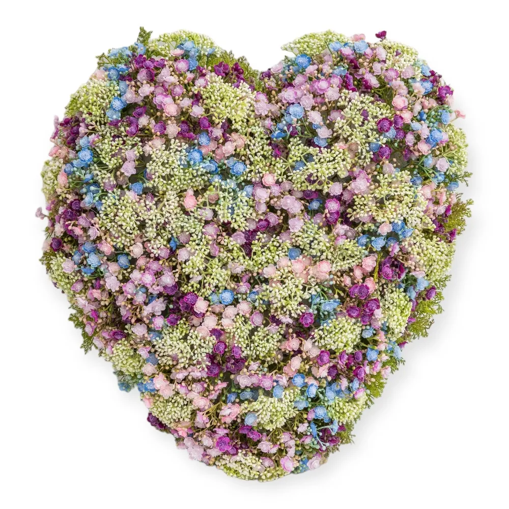 Grande Cuore Gysophila Pastello