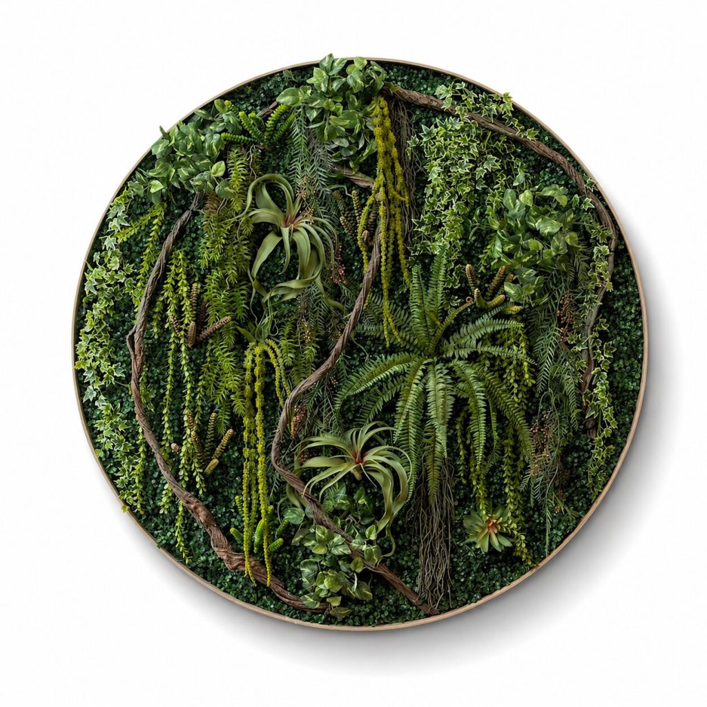 Immagine del prodotto: Cerchio  di erbe artificiali effetto jungle