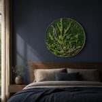 giardini verticali circolare con ramo edera ambientata gv138 ilfintofiorista