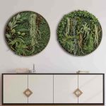 giardini verticali circolare tillandsia amaranto ambientata gv128 ilfintofiorista 2 