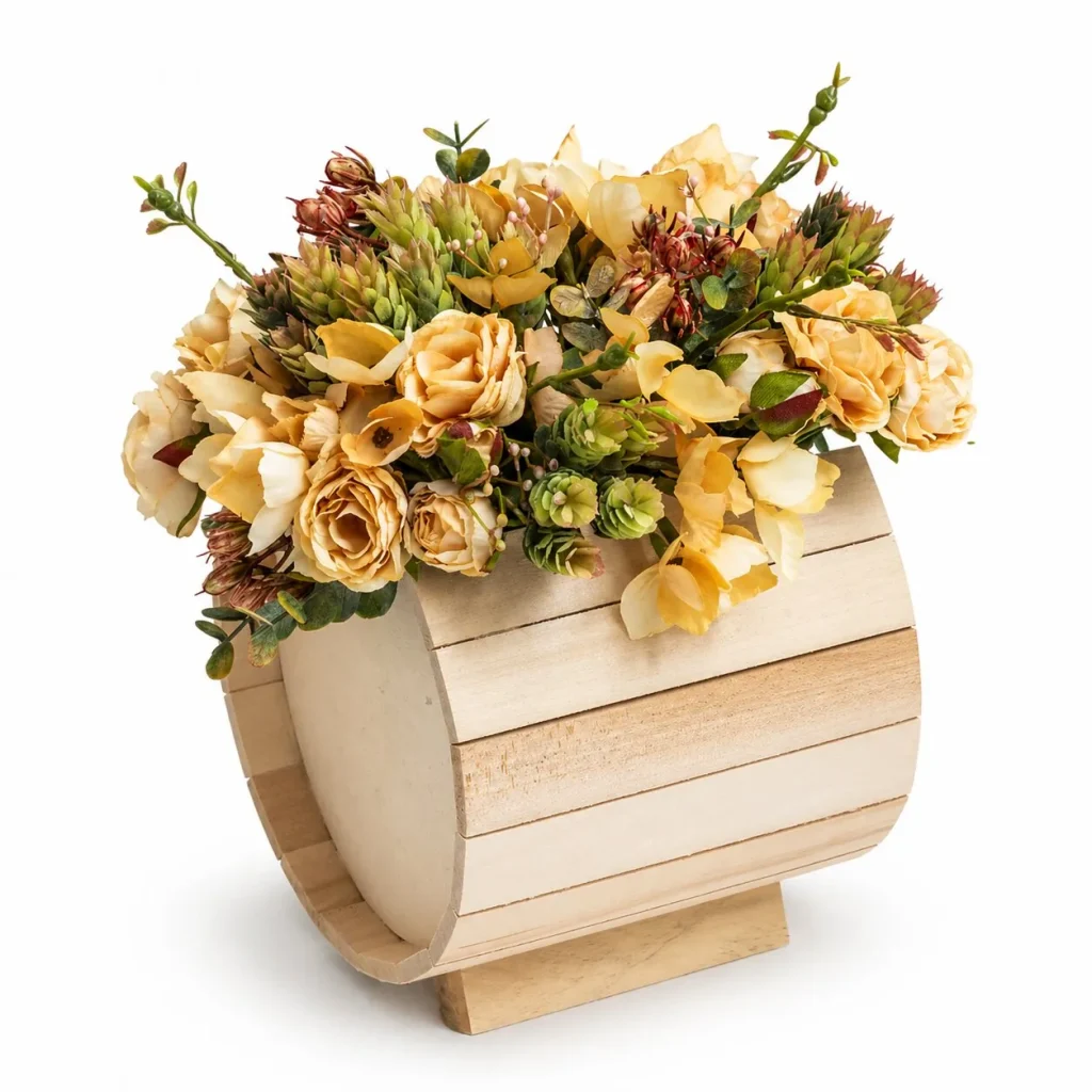 Immagine del prodotto: Botte legno roselline autunno luppolo