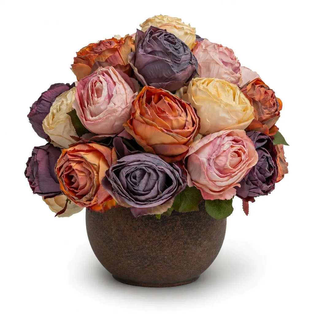 Immagine del prodotto: Ciotola ceramica rose finto secco