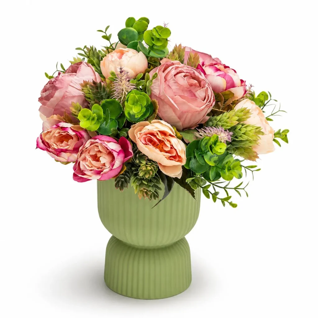 Immagine del prodotto: Vaso ceramica rose anticate blu