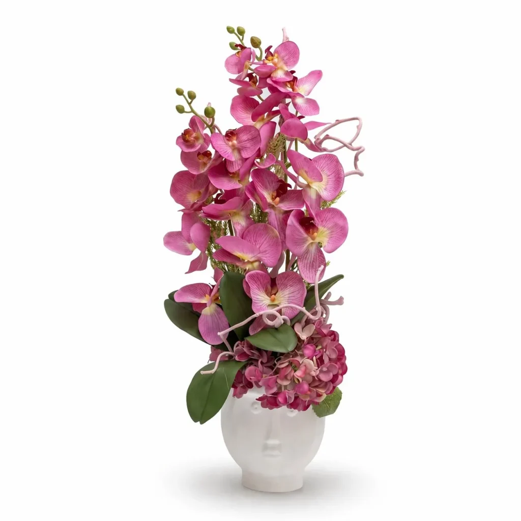 Immagine del prodotto: Vaso testa orchidea phalaenopsis rosa